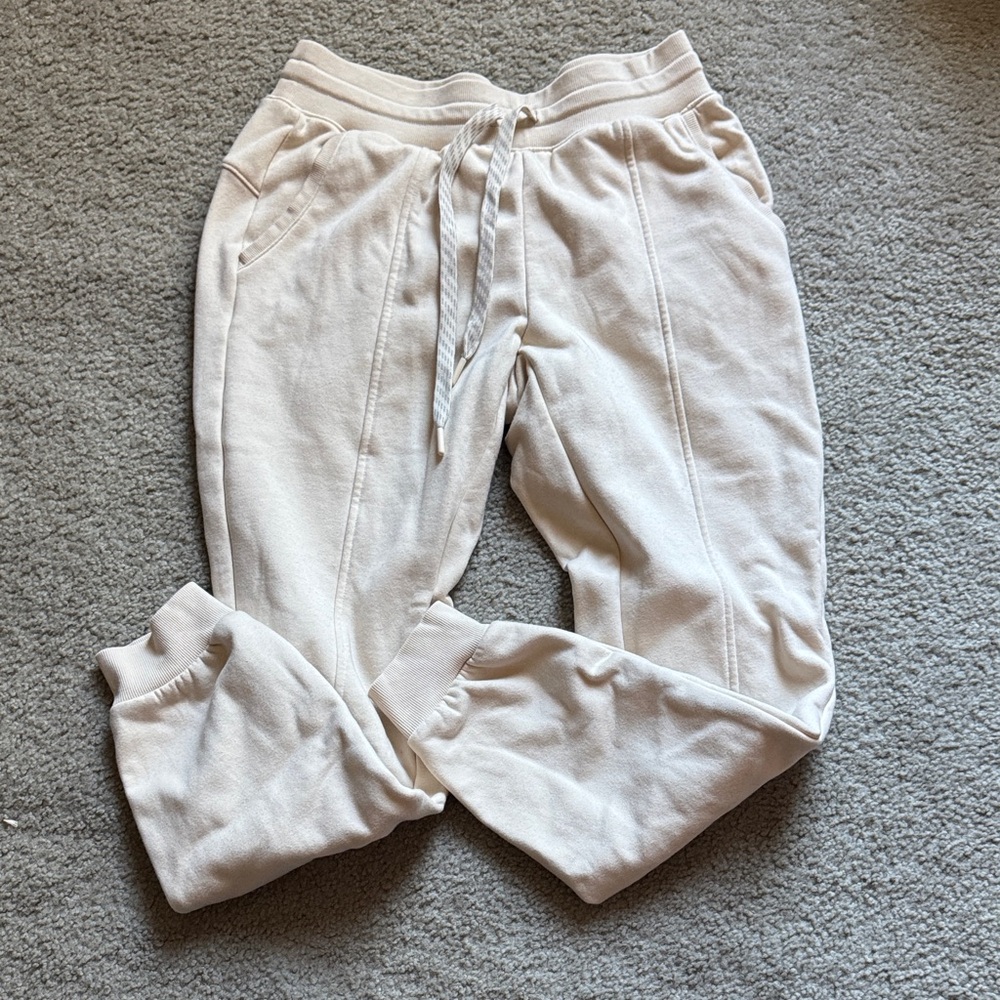 BCG Beige Fleece Joggers